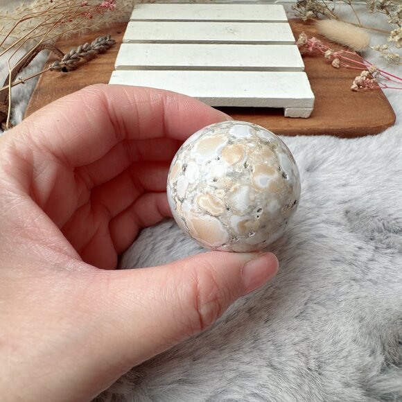 Small King Cobra Jasper Sphere - Picture 5 of 6